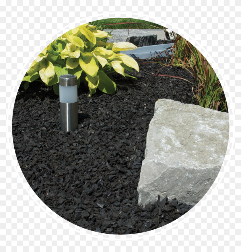 Rubber Mulch Rubber Mulch Black Fade, HD Png Download 1000x1000