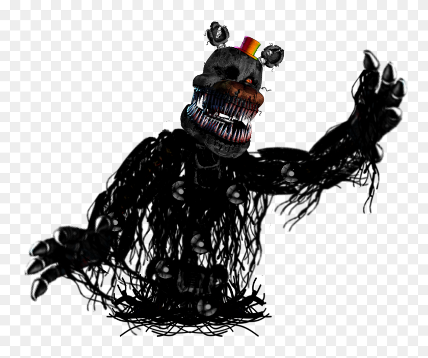 Nightmare Molten Freddy Salvage - Nightmare Molten Freddy, HD Png Download  - vhv