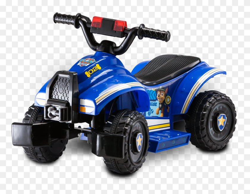 paw patrol 6v chase quad ride on