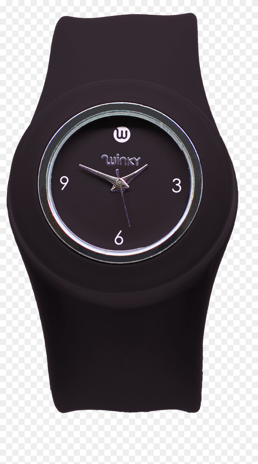 1010 20black Slap Watch Small - Analog Watch, HD Png Download ...