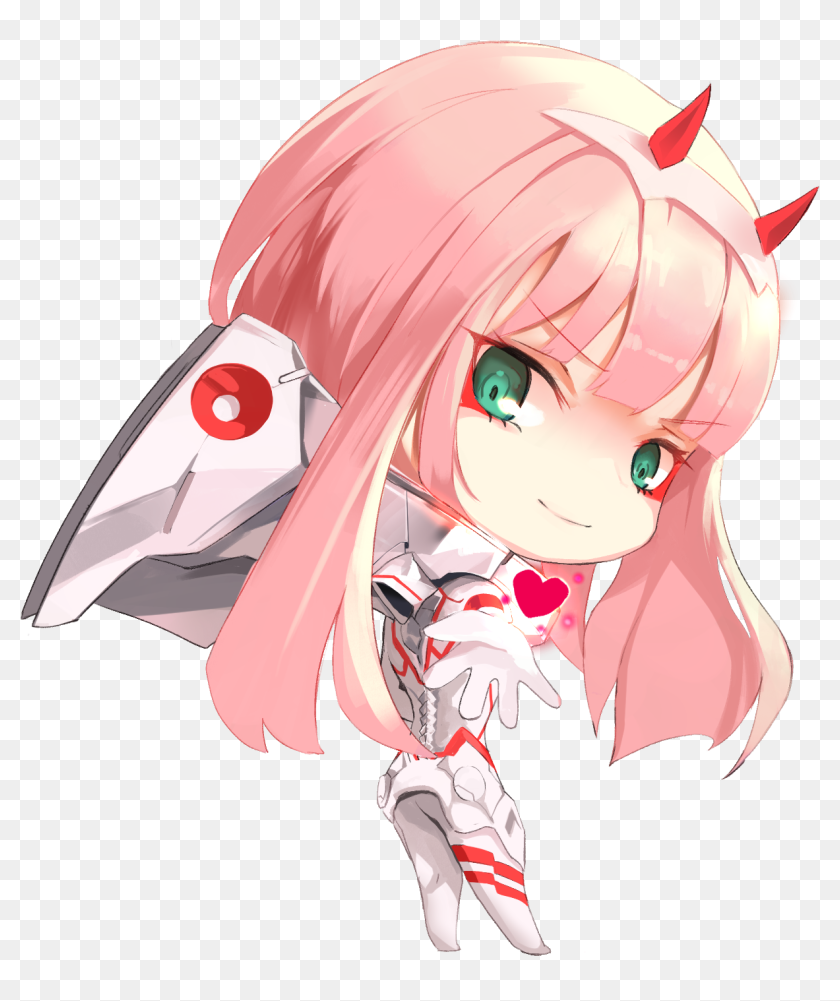 View Fullsize Zero Two Image - Zero Two Transparent Background, HD Png ...