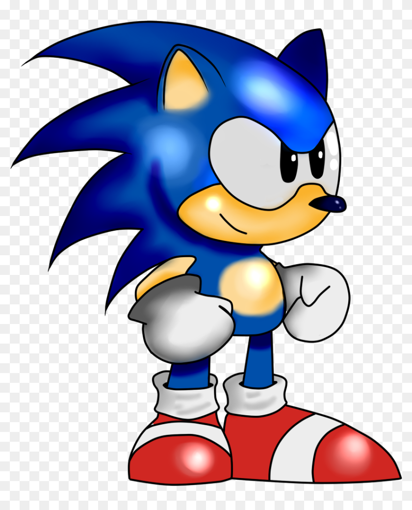 For Anyone Who Saw The Thread Where Op Taped Sonic - 16 Bit Sonic