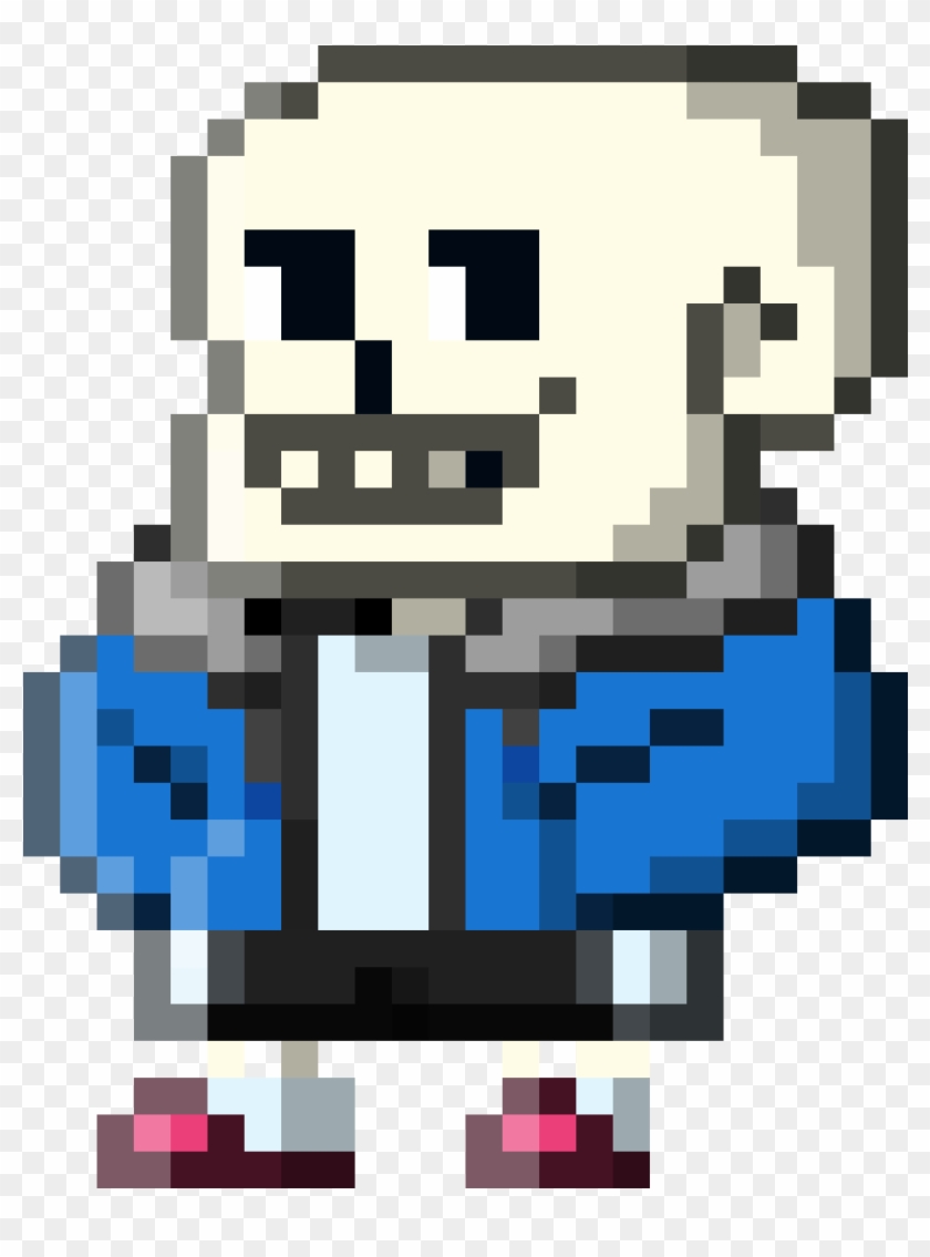 Here is a Sans Undertale pixel art for you. : r/Terraria