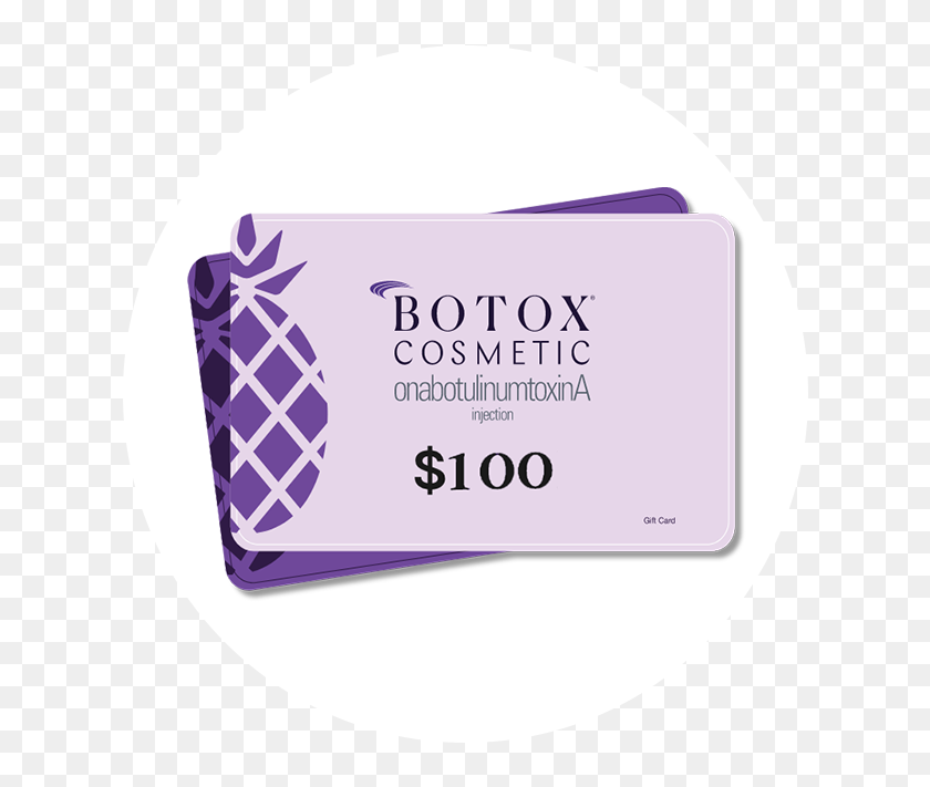 Botox Gift Card Hd Png Download 630x640 6731807 Pinpng