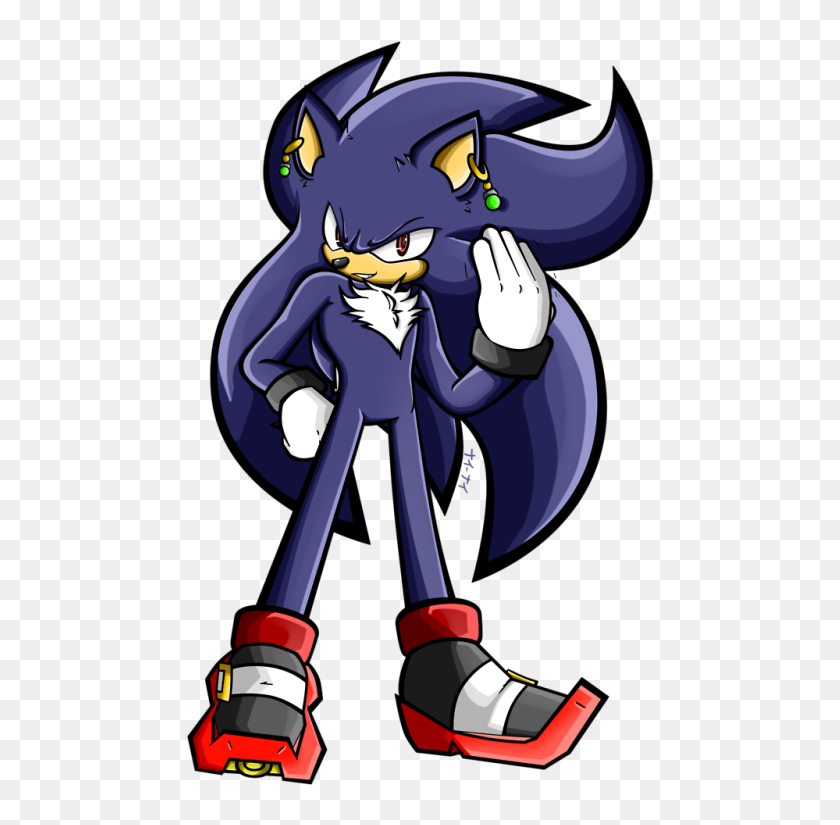 Shad-kuun - Sonic And Shadow Potara Fusion, HD Png Download - 477x750  (#6733578) - PinPng