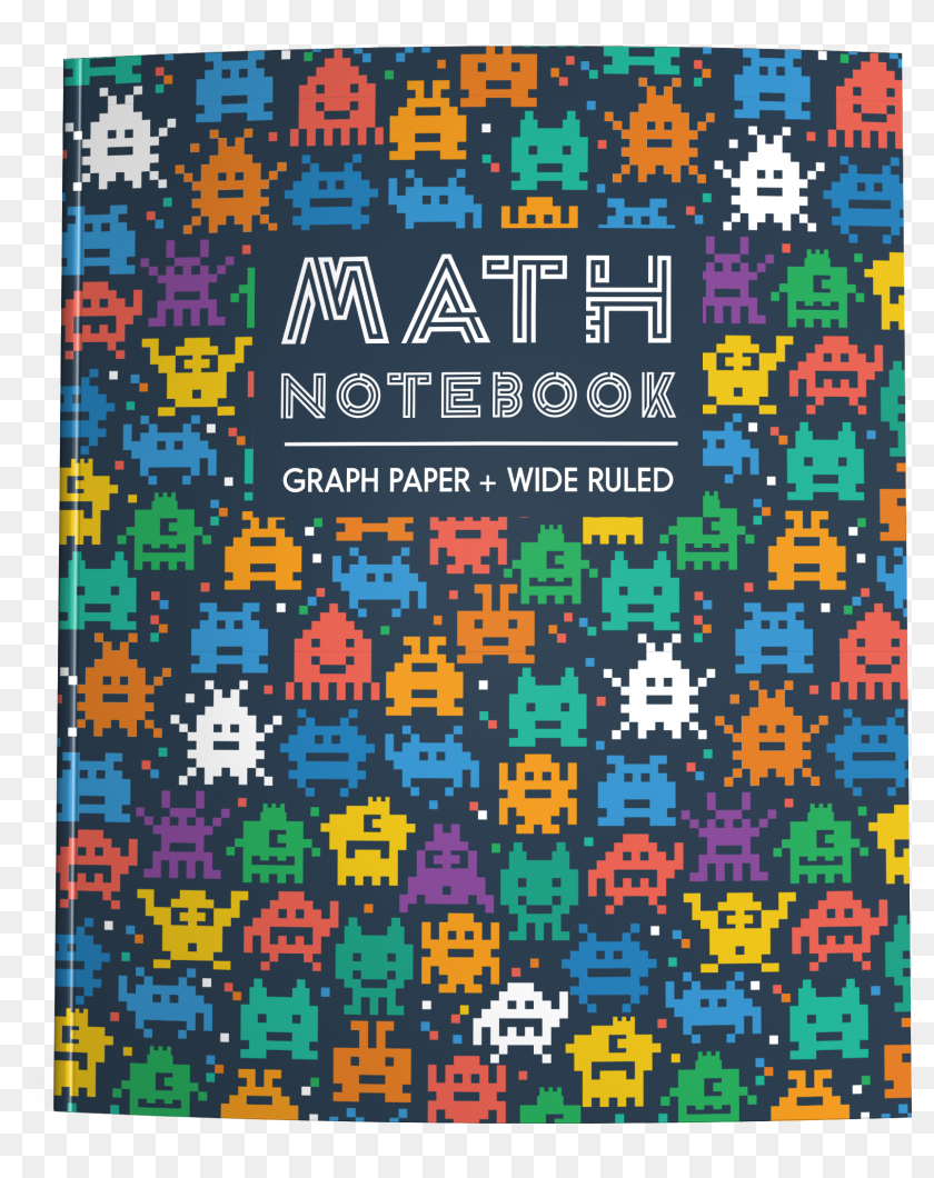 Math Notebook With Half Graph Paper Half Wide Ruled Pencil Case, HD