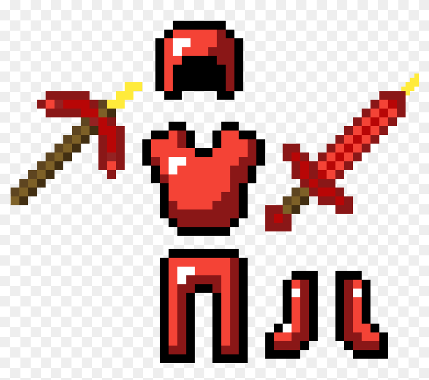 Redstone Armor And Tools Minecraft Diamond Armor Transparent Hd Png Download 1117x937 Pinpng