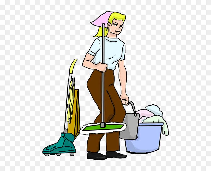 Cleaning Services - Gambar Cleaning Service Kartun, HD Png Download