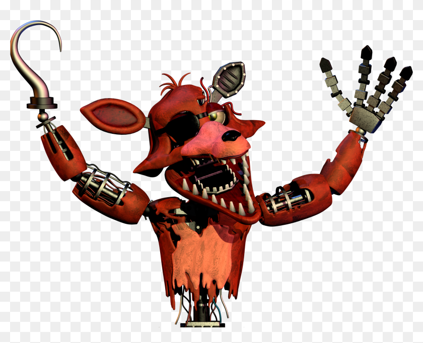 Withered Foxy - Five Night At Freddy's Withered Foxy Transparent PNG -  783x918 - Free Download on NicePNG