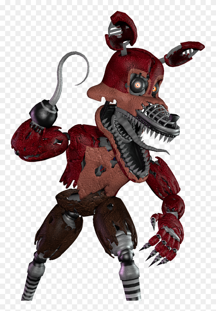 Imagem: Fnaf Withered Foxy Full Body