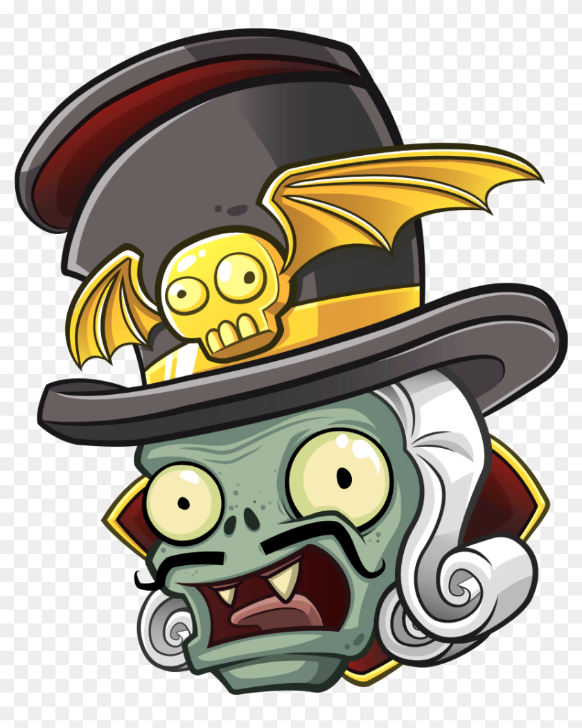 Zombies Wiki - Plants Vs Zombies Garden Warfare 2 Baron Von Bats, HD Png  Download - 1024x1024 (#6839184) - PinPng