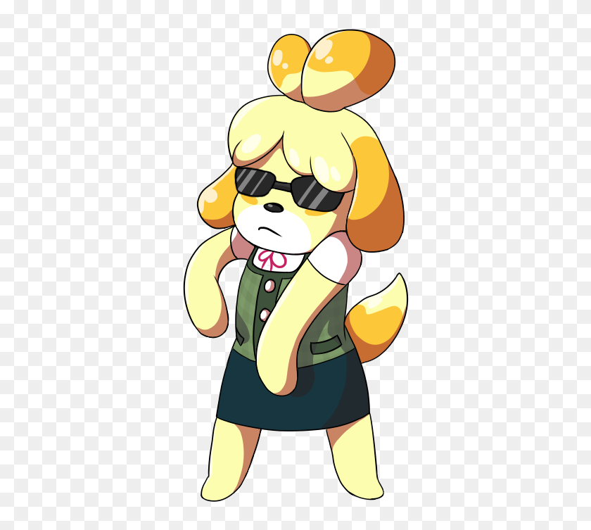 Isabelle Animal Crossing Drawing, HD Png Download - 427x791 (#6842706 ...