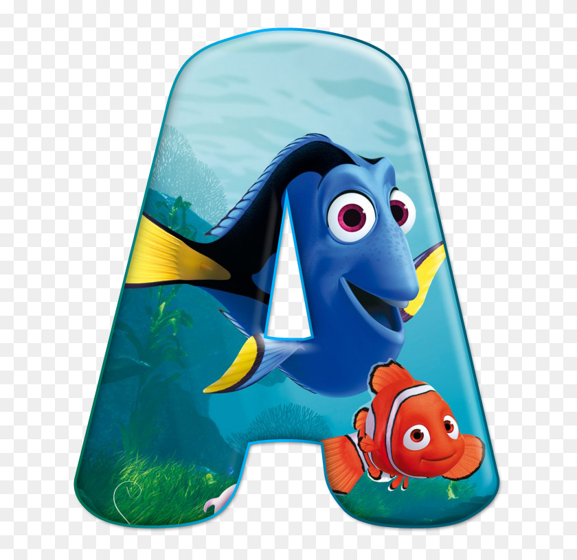 Abecedario Buscando A Nemo Y Buscando A Dory Letras De Buscando A Nemo Hd Png Download 627x736 Pinpng