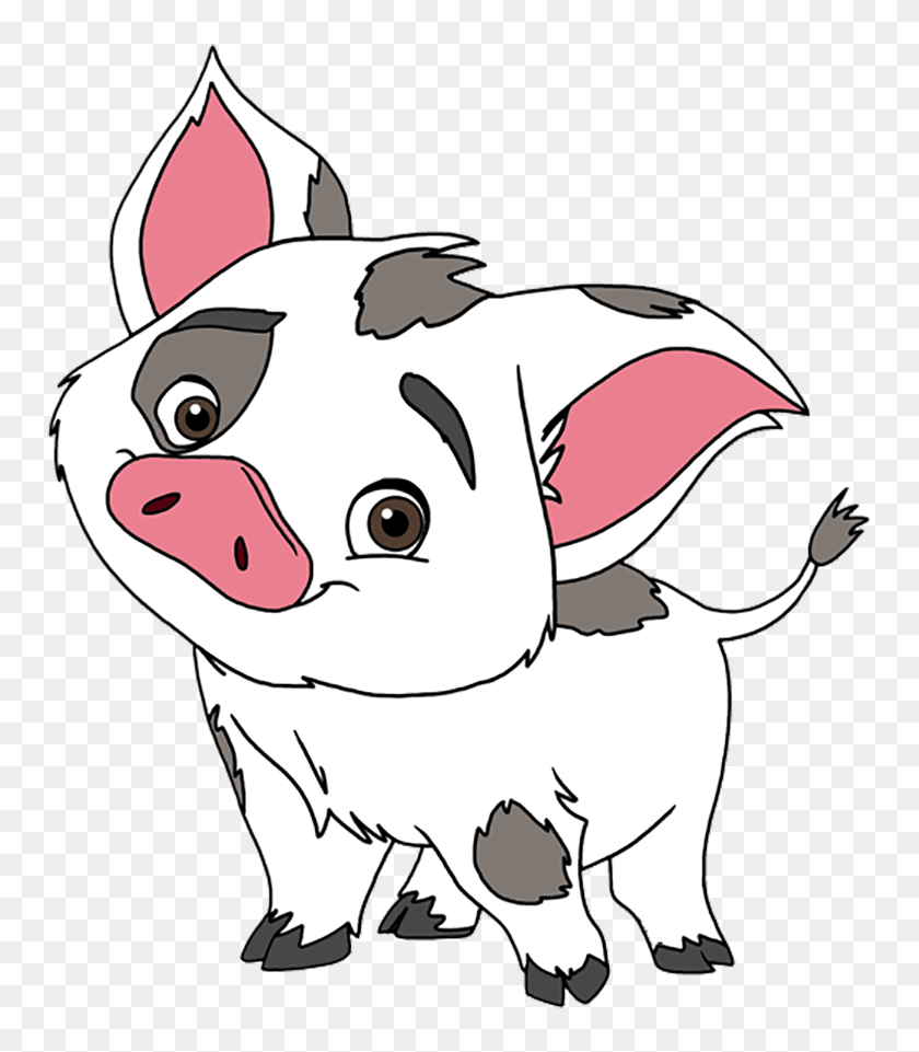 Disney Moana Pua Png Cartoon Pig From Moana Clipart Transparent Png 753x1 Pinpng