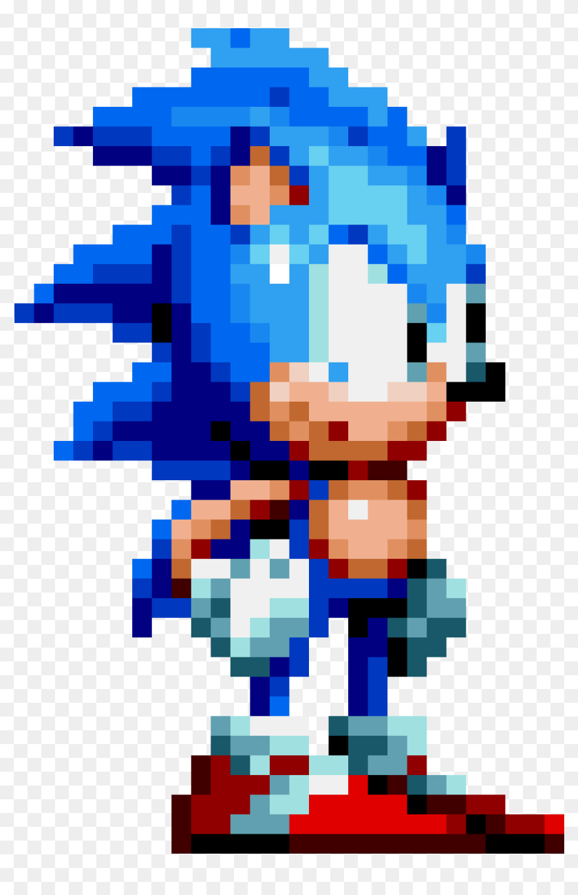 Sonic Mania Sonic Pixel, HD Png Download - 1170x1350 (#6857287) - PinPng