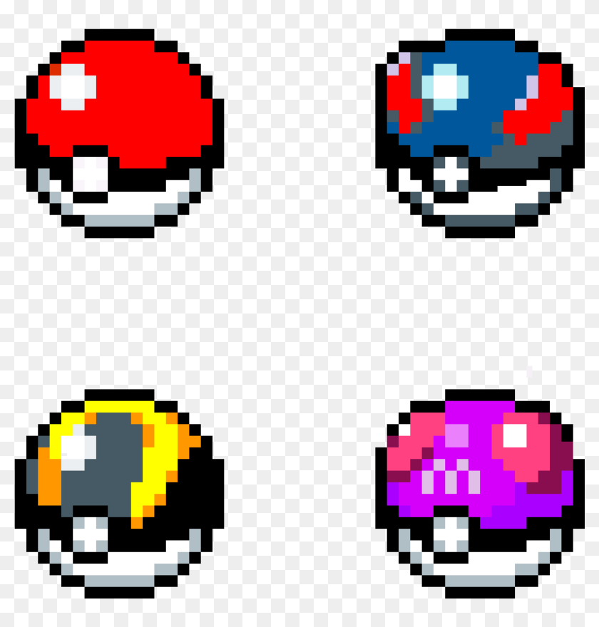 Master Pokeball , Png Download - Pixel Art Pokeball, Transparent Png, png  download, transparent png image