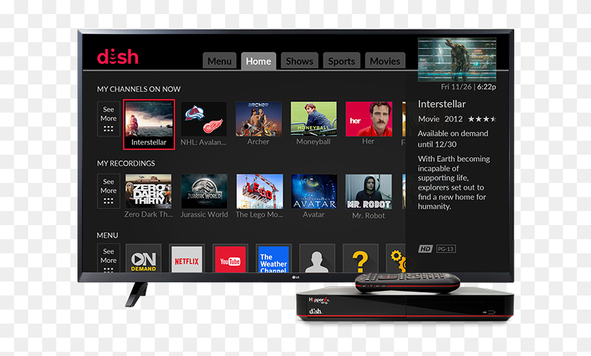 Demand Dish, HD Png Download 829x560 (6897678) PinPng