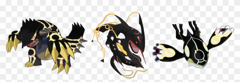 Shiny Hoenn Trio Kyogre, Groudon & Rayquaza Pokemon X, Y, Omega Ruby or  Alpha Sapphire 3DS ORAS  - Gameflip