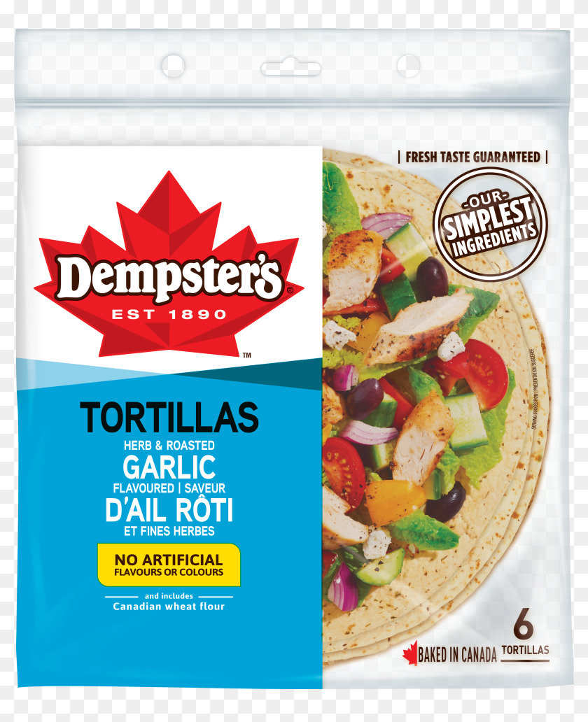 Dempster"s® Herb & Roasted Garlic Flavour Tortilla Dempster's Whole
