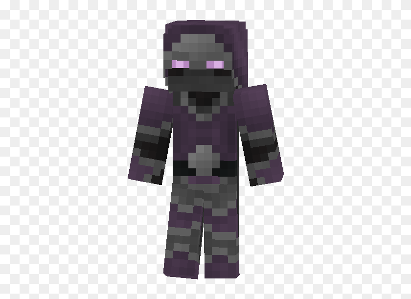 Download Minecraft - Ender Man Minecraft Skin PNG Image with No