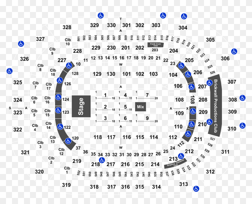 Hockey Seating Chart - Amalie Arena Map Lightning, HD Png Download