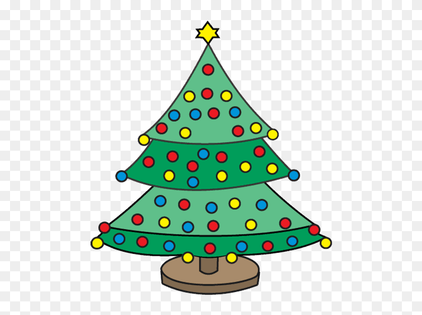 How To Draw Christmas Tree - X Mas Tree Drawing, HD Png Download - 678x600 (#6914638) - PinPng