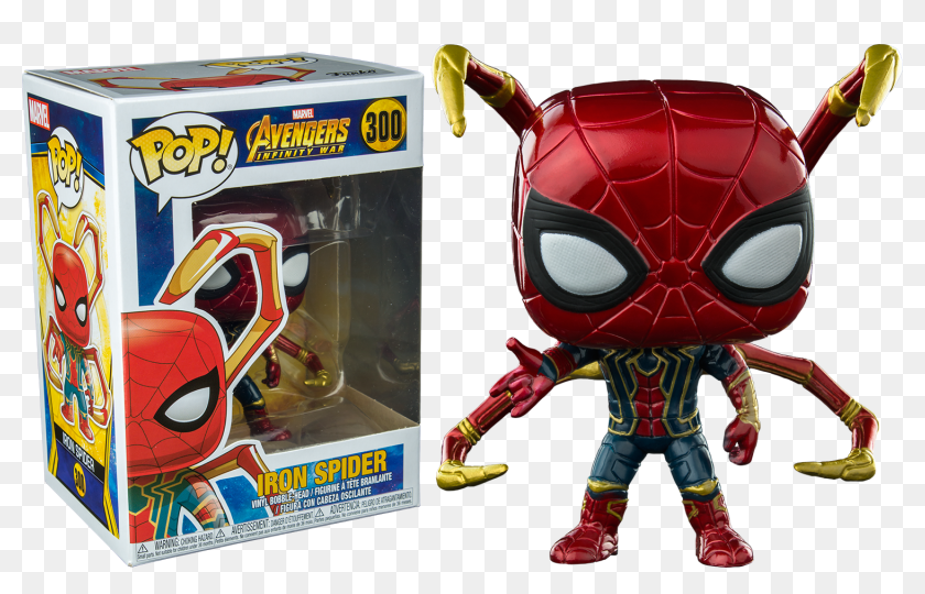 iron spider gold funko pop
