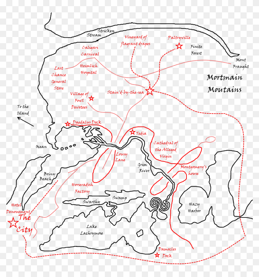 Image Series Of Unfortunate Events Map, HD Png Download 1280x1316 Series Of Unfortunate Events Map 2025 Map