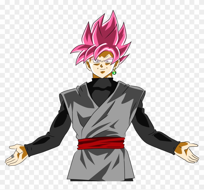 Black Rosé Png - Goku Black Rose, Transparent Png, png image, 500...