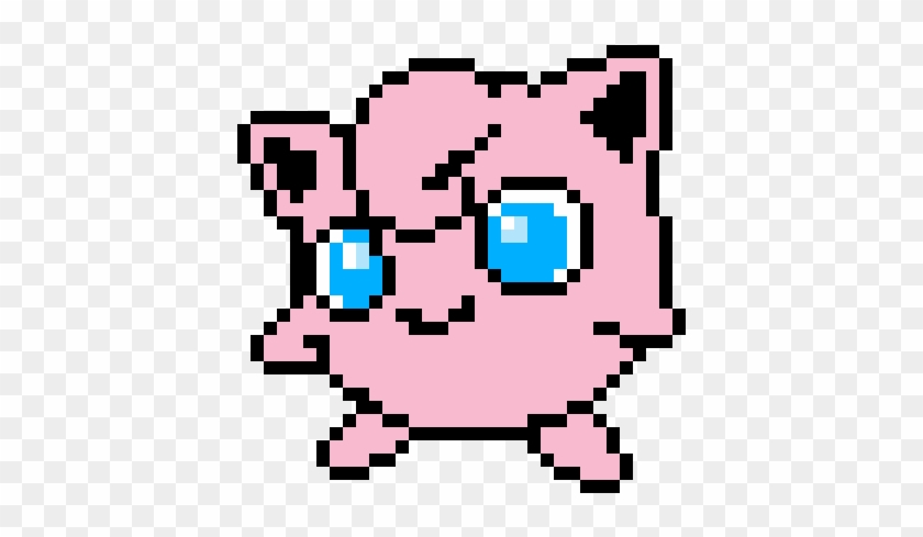 Find hd Jigglypuff Pokemon Pixel Art - Transparent Jigglypuff Gif, HD Png D...