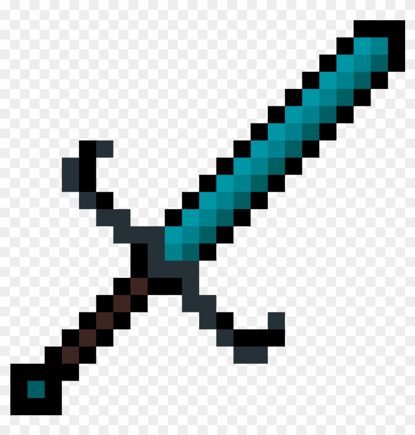 Espadadominecraft Espada Minecraft - Diamond Sword Minecraft Texture - Free  Transparent PNG Download - PNGkey