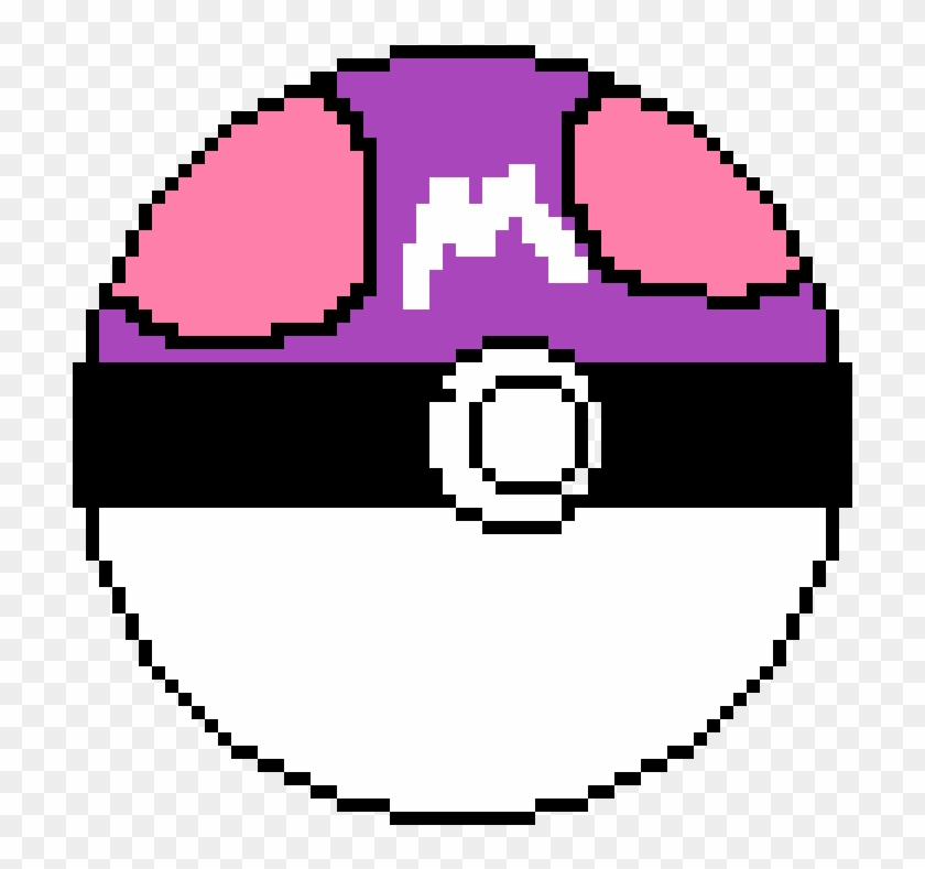 Pixilart - Master Ball  Master ball, Pixel art pokemon, Pokeball wallpaper