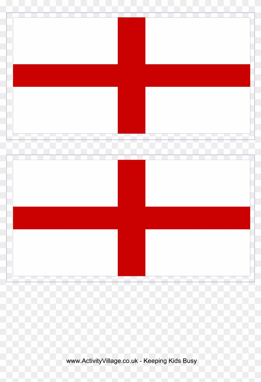 British Flag Coloring Page Union Jack Coloring Page - Cross, HD Png