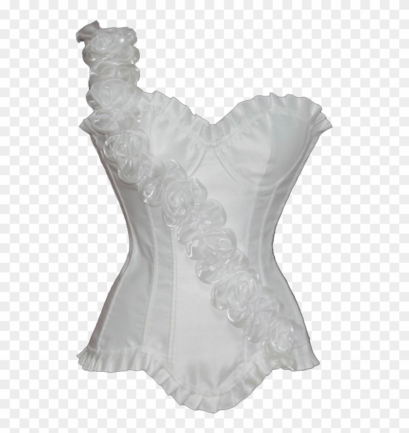 White Corset Transparent Image - Corset, HD Png Download - 667x855