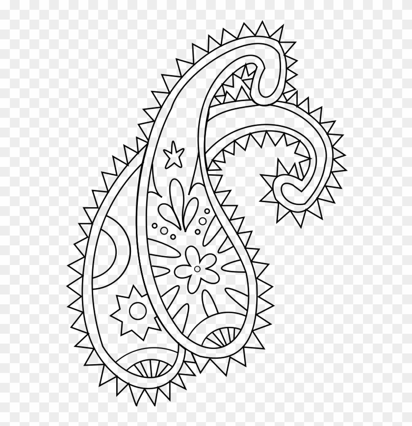 393 Animal Easy Paisley Coloring Pages with disney character