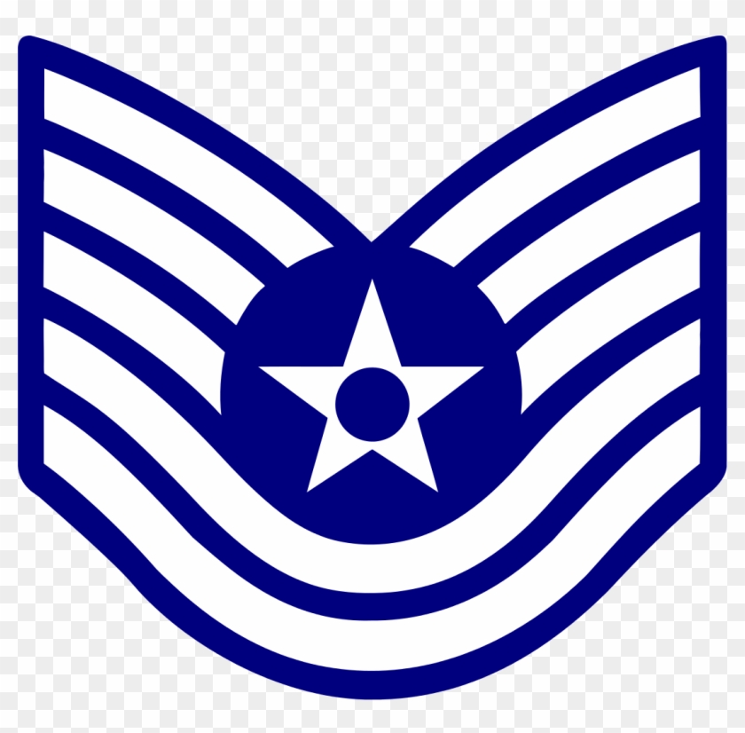 E6 Usaf Tsgt Staff Sergeant Air Force, HD Png Download 1093x1024
