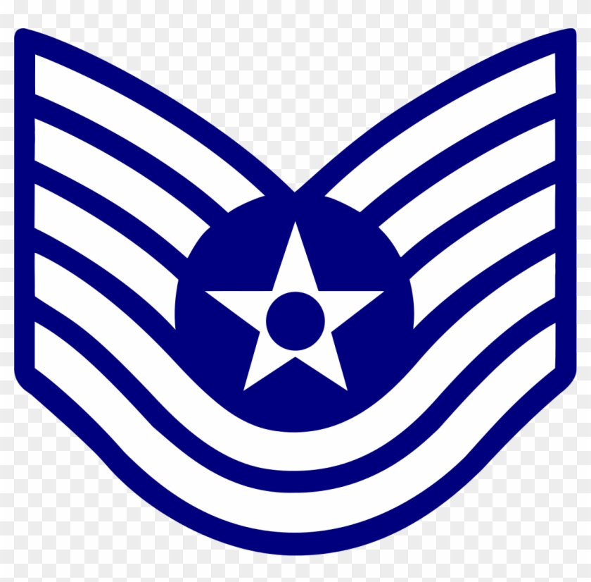 E6 Usaf Tsgt Staff Sergeant Air Force Hd Png Download 1093x1024