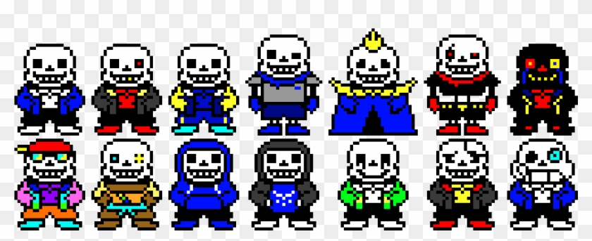 Sans au s pixel art