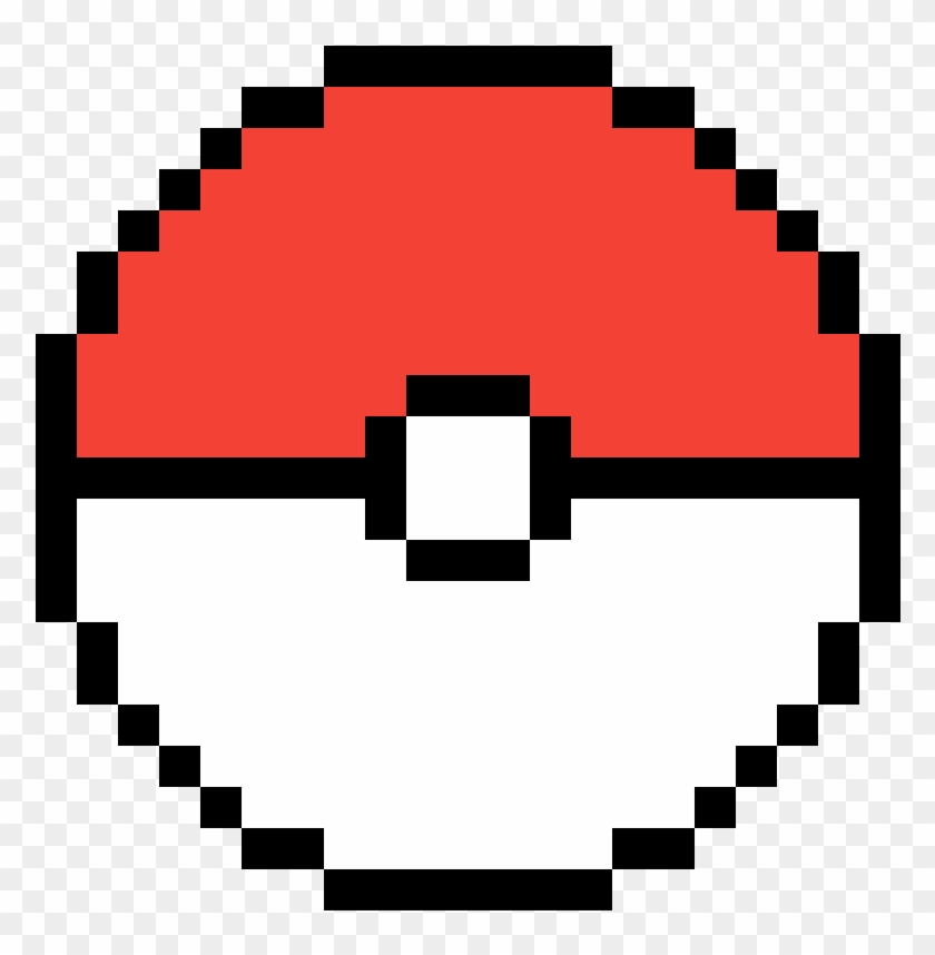 Pokemon Ball - Minecraft Epic Pixel Art, HD Png Download(1184x1184) - PinPn...