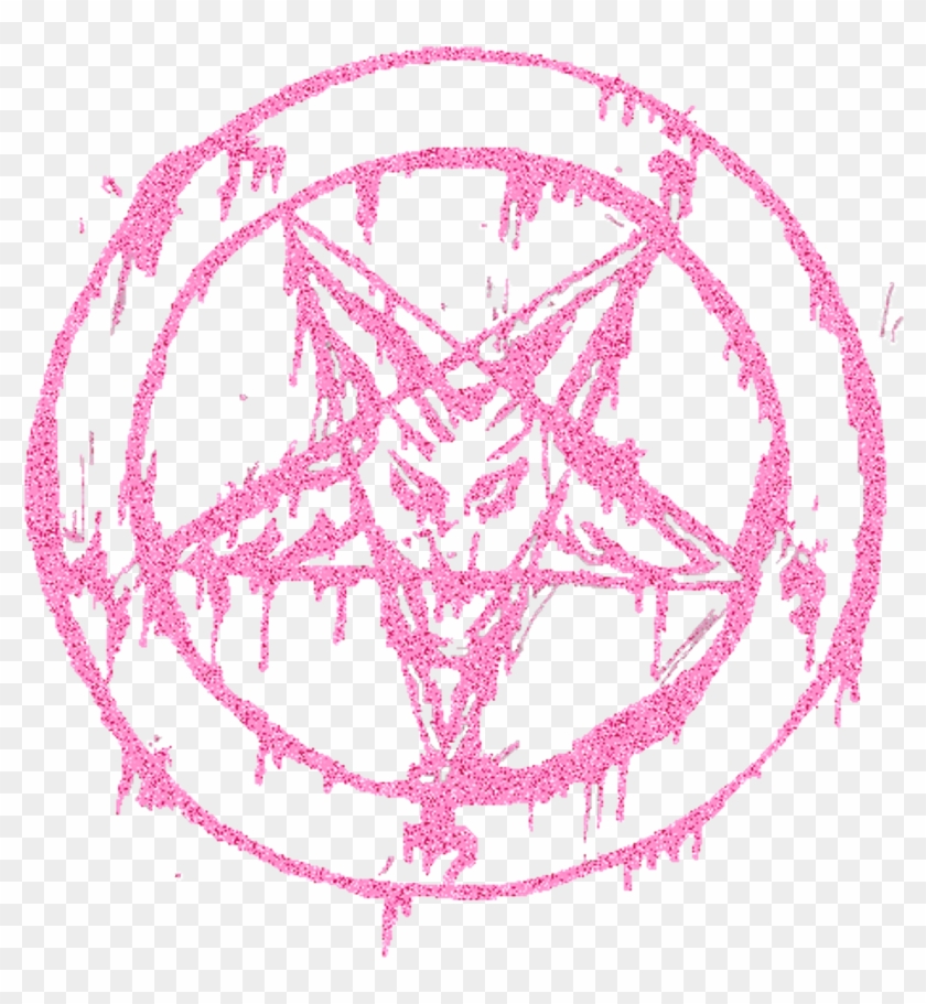 Satan Pink Kawaii Kawaiisatan Cute Pentagram 666 Devil Satanic