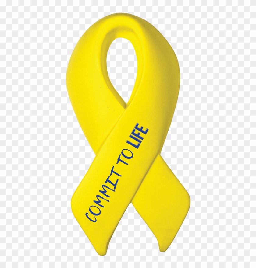 Yellow Ribbon Stress Reliever Inflatable, HD Png Download 800x800