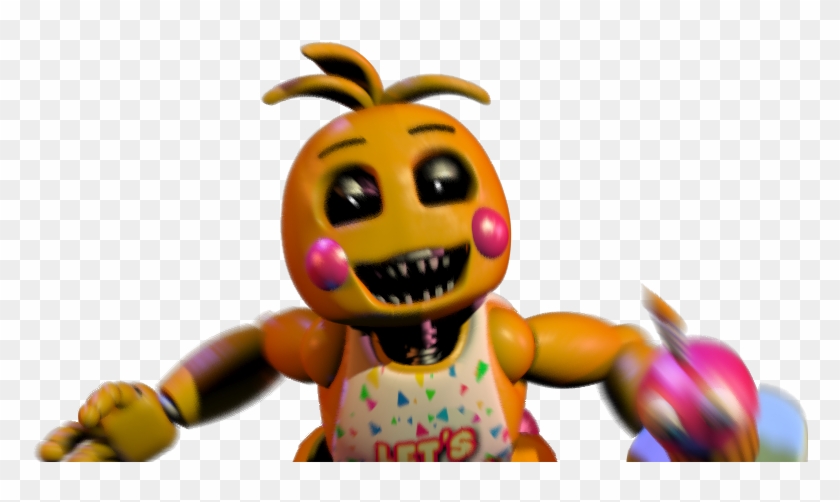 Download Modelwithered Chica - Fnaf 2 Withered Chica Jumpscare PNG