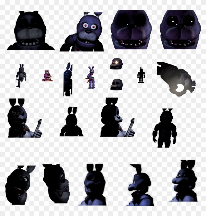 Animatronic Resources On Fnaf - Five Nights At Freddy's Bonnie Resource, HD  Png Download - 1024x1024 (#866654) - PinPng