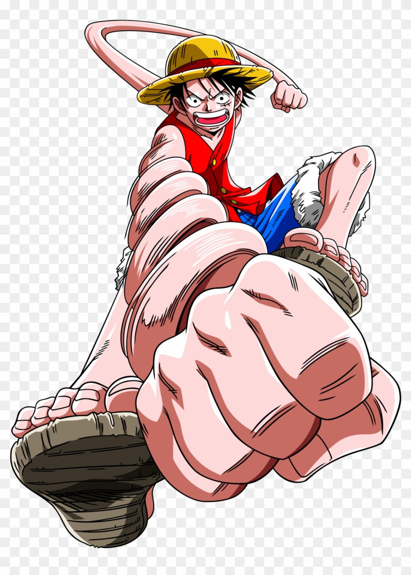 Free: No Caption Provided No Caption Provided - One Piece Luffy Png 