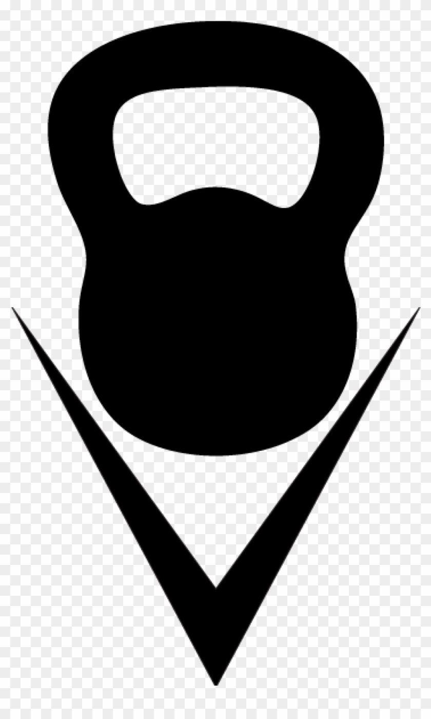 Black Clipart Kettlebell - Kettlebell Vector Logo, HD Png Download ...