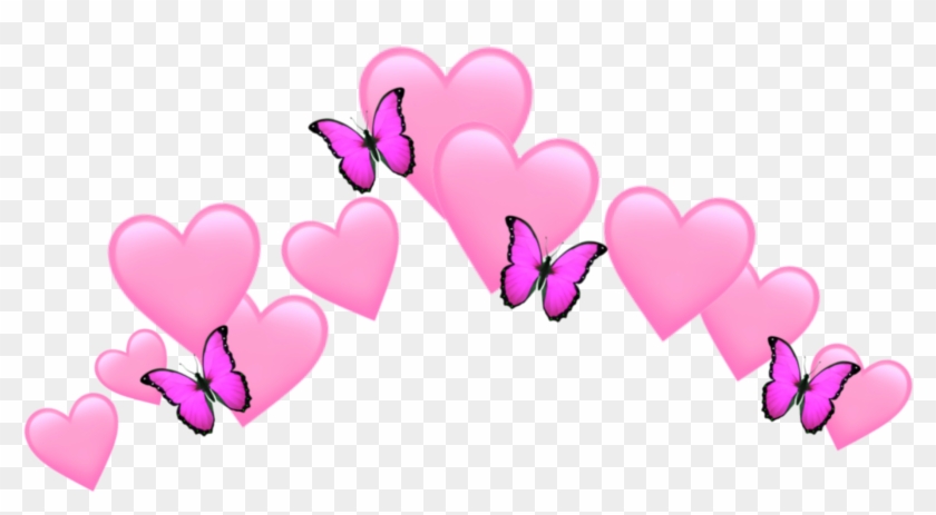 Heart Hearts Crown Tumblr Emoji Emojis Png Heart Crown - Emoji, Transparent...