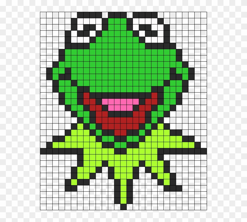 Kermit The Frog Perler Perler Bead Pattern / Bead Sprite - Kermit Pixel