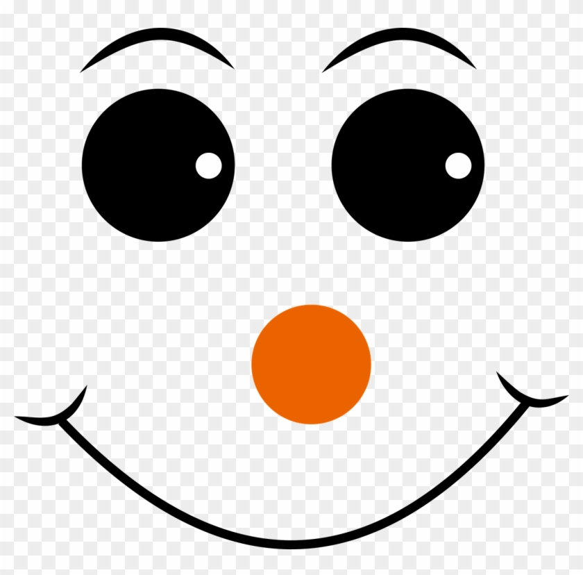 Snowman Face Template Free